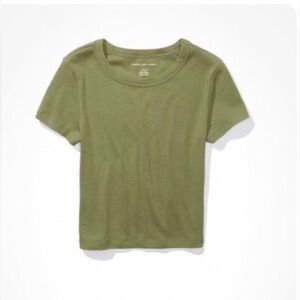 AE Cropped Hey Baby Tee